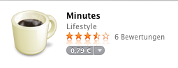 Minutes Timer App im Mac App Store